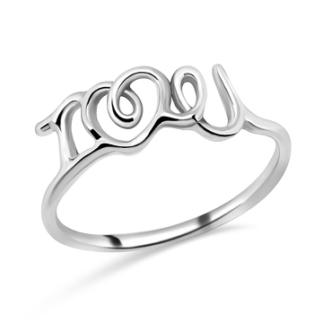 Silver Ring Cute Style NSR-352